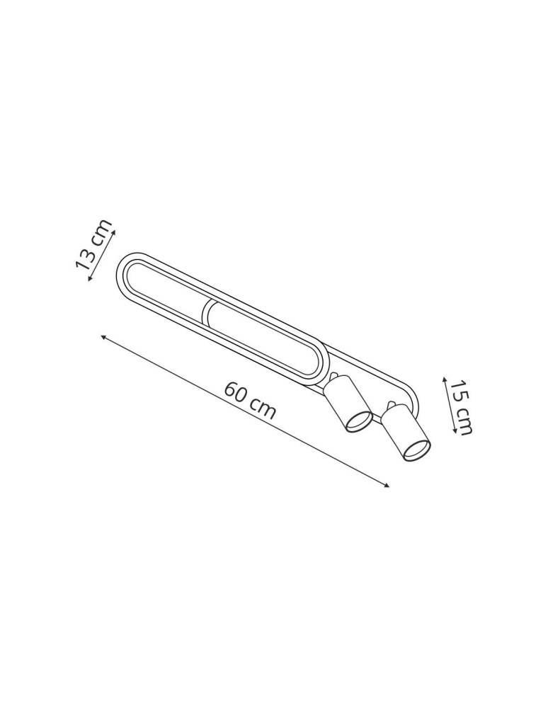 Light Prestige Spot Parma 2 długi biały 2xGU10 LED CCT LP-0612/2C L WH