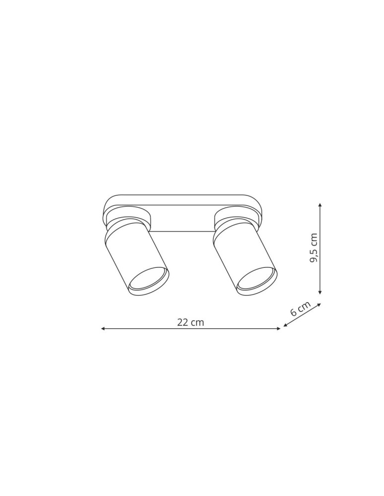 Light Prestige Pointa 2 spot biały 2xGU10 LP-6398/2WS WH