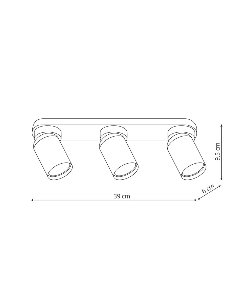 Light Prestige Pointa 3 spot biały 3xGU10 LP-6398/3WS WH