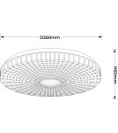 Light Prestige Plafon Solaro 26 cm biały LED 4000K LP-5490/1C-26 WH