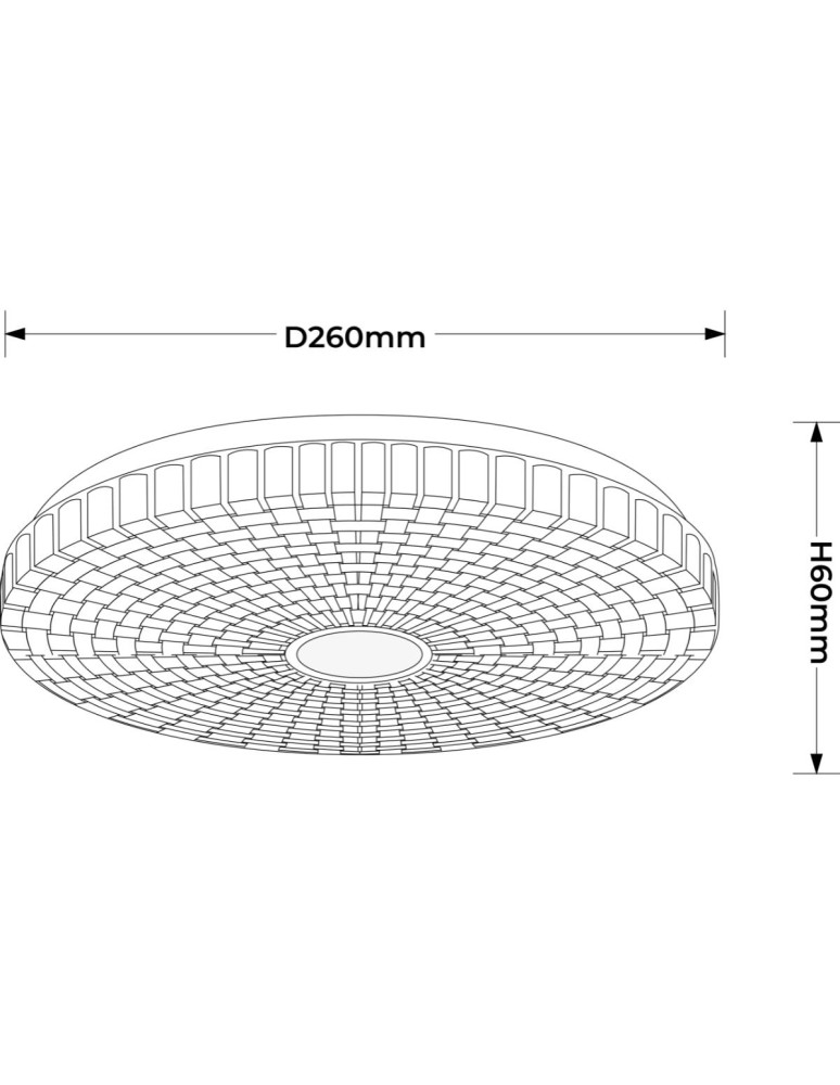 Light Prestige Plafon Solaro 26 cm biały LED 4000K LP-5490/1C-26 WH Light Prestige Plafon Solaro 26 cm biały LED 4000K LP-5490/1C-26 WH