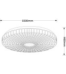 Light Prestige Plafon Solaro 33 cm biały LED 4000K LP-5490/1C-33 WH Light Prestige Plafon Solaro 33 cm biały LED 4000K LP-5490/1C-33 WH