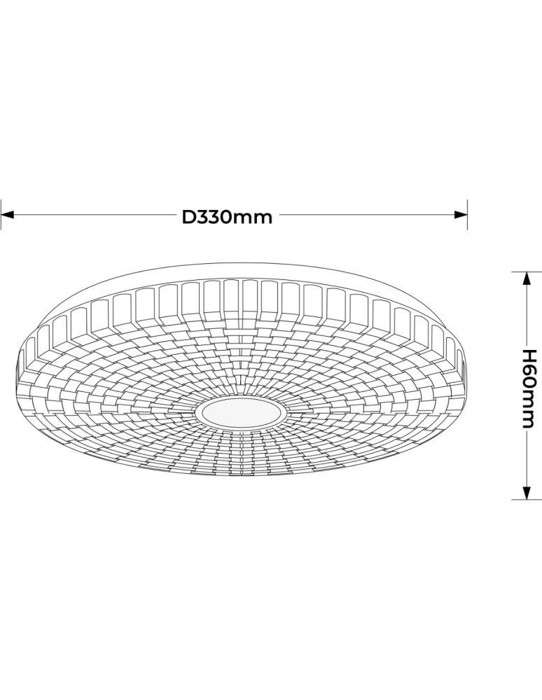 Light Prestige Plafon Solaro 33 cm biały LED 4000K LP-5490/1C-33 WH