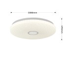 Light Prestige Plafon Solaro 40 cm biały LED 4000K LP-5490/1C-40 WH