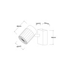 Light Prestige Erovia spot 1 złoty LED CCT LP-5923/1WS GD
