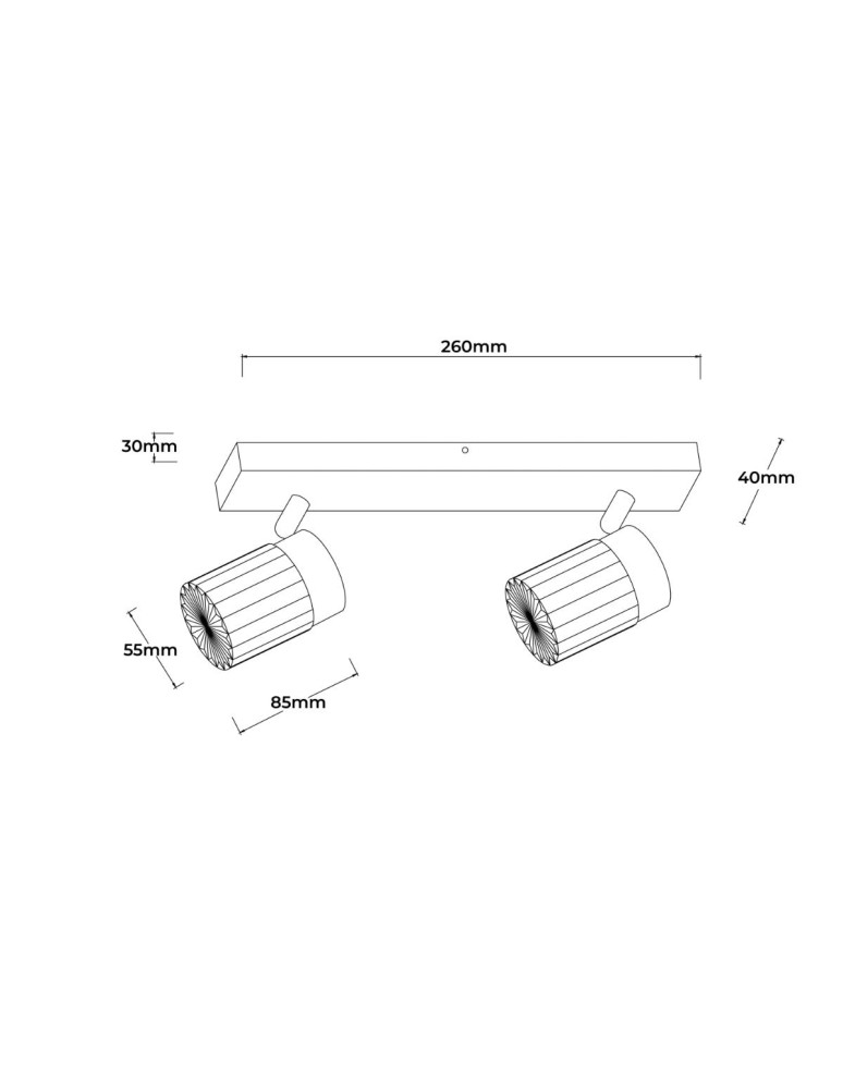 Light Prestige Erovia spot 2 złoty LED CCT LP-5923/2WS GD