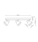 Light Prestige Dravo 3 spot biały 3xGU10 LP-9523/3WS WH