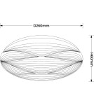 Light Prestige Plafon Moluna 26 cm biały LED 4000K LP-9623/1C-26 WH Light Prestige Plafon Moluna 26 cm biały LED 4000K LP-9623/1C-26 WH