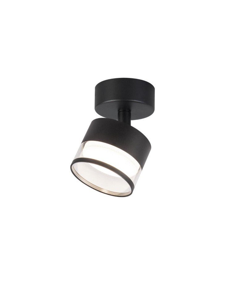 Light Prestige Spot Kendal 1 transparetny / czarny GX53 LP-6331/1WS TR/BK