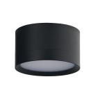 Bathroom ceiling lamps - Azzardo Marton IP44 Black Mat 1xGX53 Ceiling Lamp AZ6443 - product 1