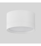 Bathroom ceiling lamps - Azzardo Marton IP44 White Mat 1xGX53 Ceiling Lamp AZ6442 - product 1