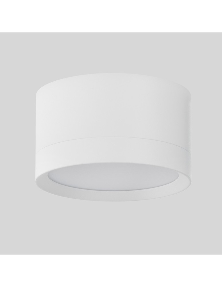 Bathroom ceiling lamps - Azzardo Marton IP44 White Mat 1xGX53 Ceiling Lamp AZ6442 - product kolory-swiatla.pl 1