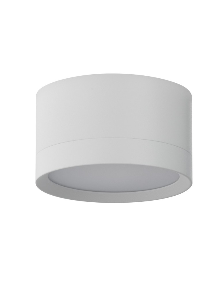 Bathroom ceiling lamps - Azzardo Marton IP44 White Mat 1xGX53 Ceiling Lamp AZ6442 - product kolory-swiatla.pl 1