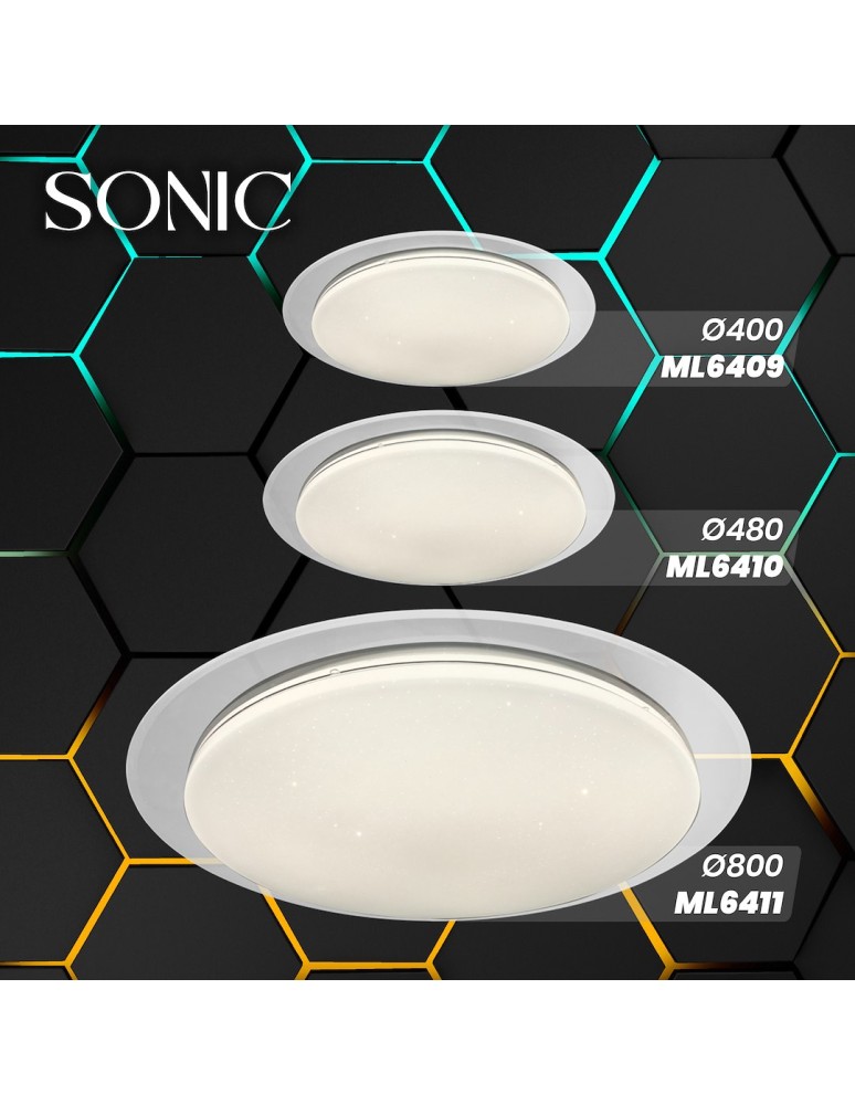 Milagro Plafon SONIC 100W LED Ø850 mm ML6411