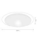 Milagro Plafon SONIC 24W LED Ø400 mm ML6409