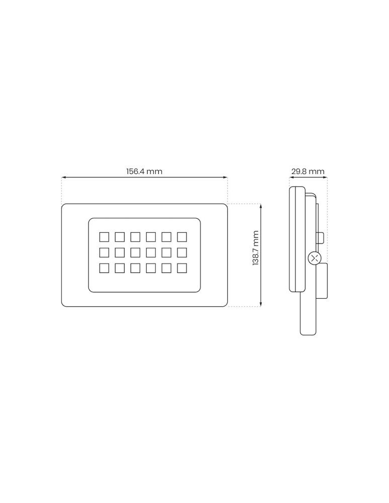 Eko-Light Naświetlacz LED 30W 4000K EKN1621