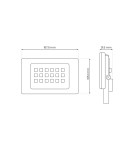 Eko-Light Naświetlacz LED 50W 4000K EKN1622