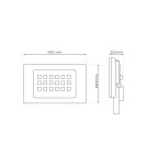 Eko-Light Naświetlacz LED 100W 4000K EKN1623