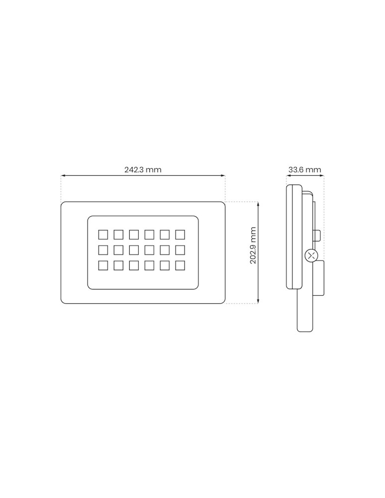 Eko-Light Naświetlacz LED 100W 4000K EKN1623