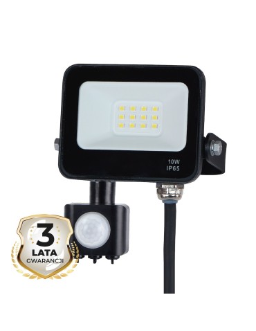 Eko-Light Naświetlacz LED 10W 4000K PIR EKN1624