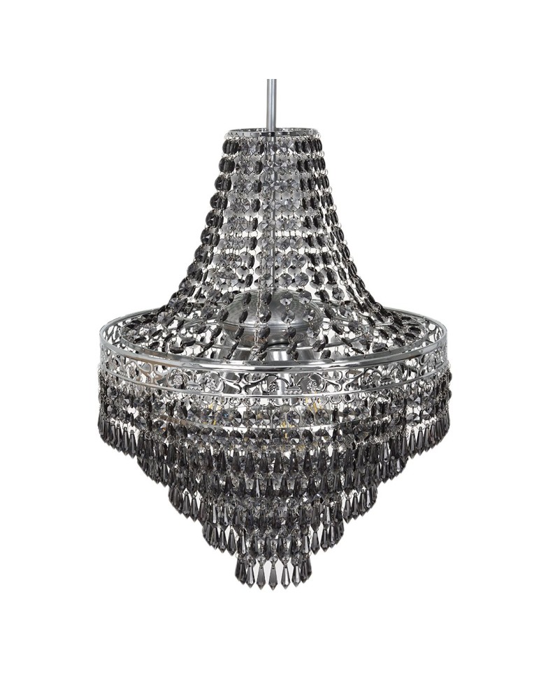 Milagro Żyrandol CORAL Black 3xE14 MLP1585