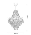 Milagro Żyrandol CORAL 3xE14 MLP1586