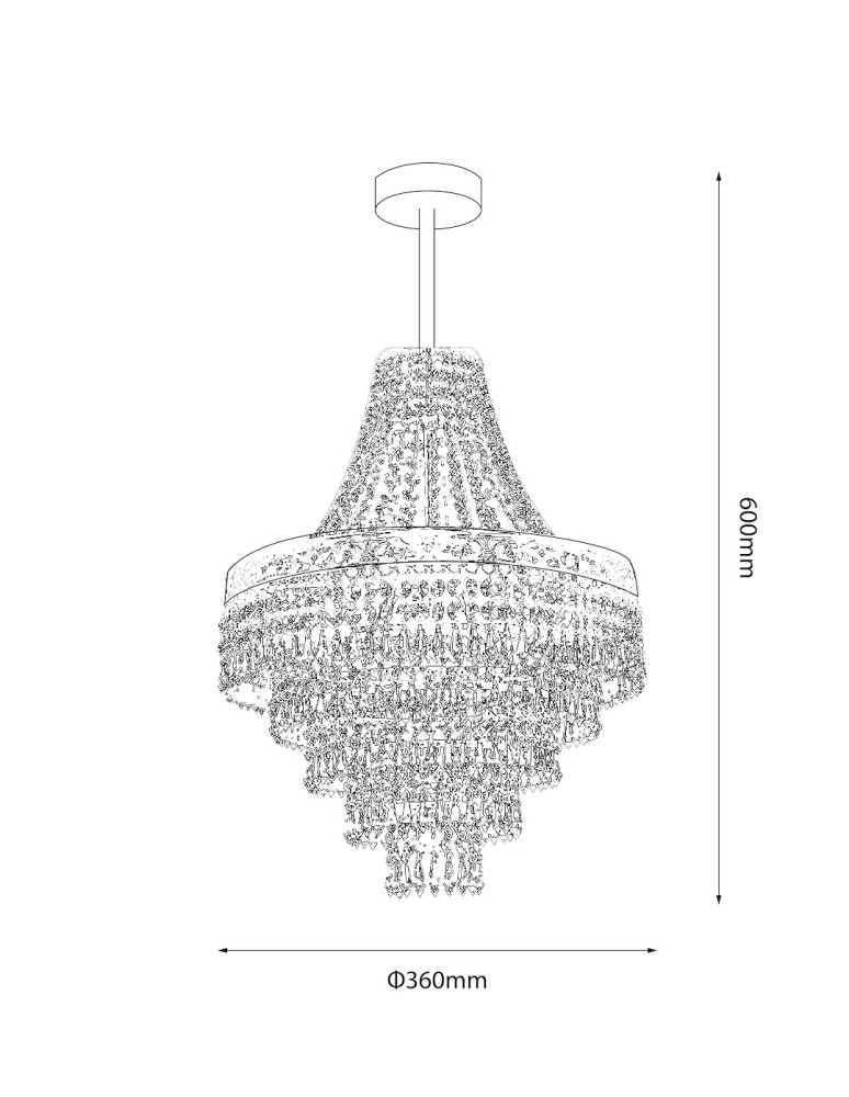 Milagro Żyrandol CORAL 3xE14 MLP1586 Milagro Żyrandol CORAL 3xE14 MLP1586