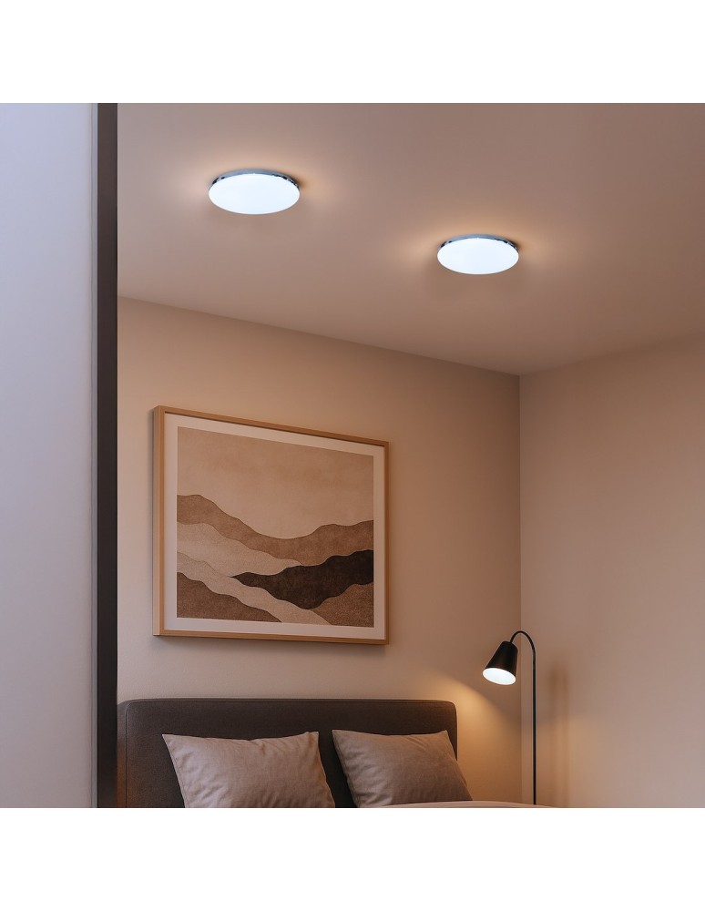 Milagro Plafon MAYA CHROME 15W LED IP44 Ø330 mm ML1658