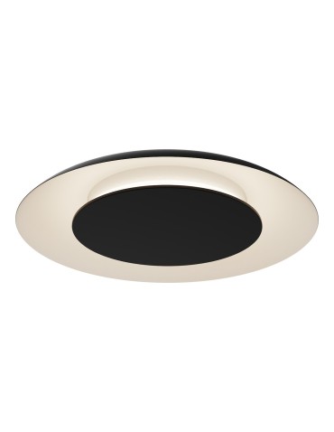 Milagro Lampa sufitowa Piattino Czarny 30W LED 3000K-4000k-6000K ML1811