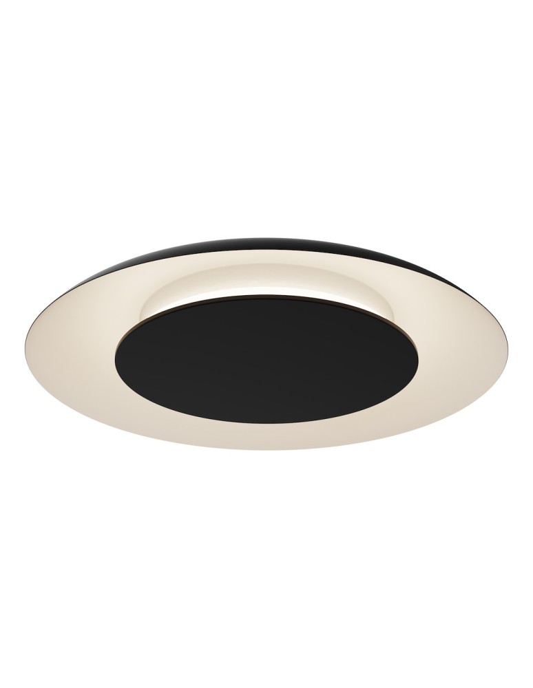 Milagro Lampa sufitowa Piattino Czarny 30W LED 3000K-4000k-6000K ML1811