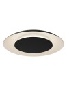 Milagro Lampa sufitowa Piattino Czarny 30W LED 3000K-4000k-6000K ML1811