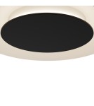 Milagro Lampa sufitowa Piattino Czarny 30W LED 3000K-4000k-6000K ML1811