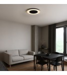 Milagro Lampa sufitowa Piattino Czarny 30W LED 3000K-4000k-6000K ML1811