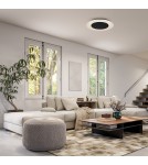 Milagro Lampa sufitowa Piattino Czarny 30W LED 3000K-4000k-6000K ML1811