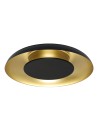 Milagro Lampa sufitowa Piattino Czarny Złoty 30W LED 3000K-4000k-6000K ML1812