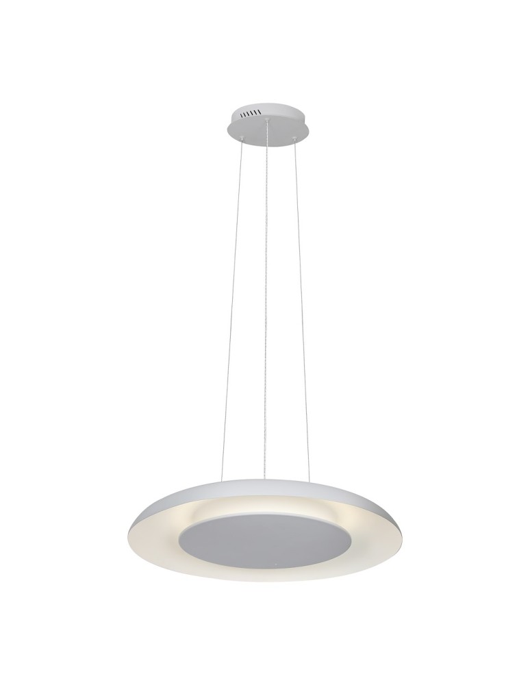 Milagro Lampa wisząca Piattino Biały 30W LED 3000K-4000k-6000K ML1813