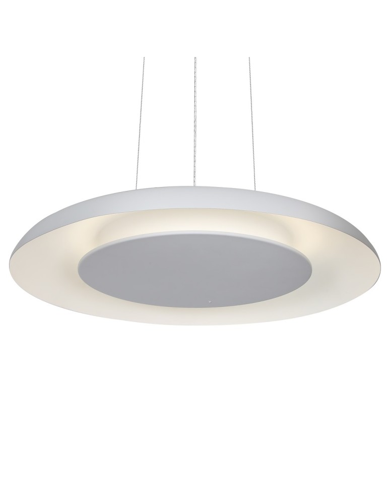 Milagro Lampa wisząca Piattino Biały 30W LED 3000K-4000k-6000K ML1813
