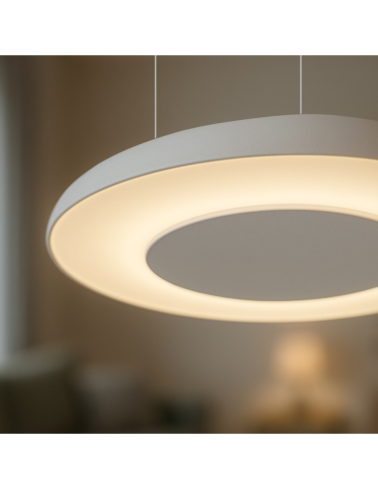 Milagro Lampa wisząca Piattino Biały 30W LED 3000K-4000k-6000K ML1813