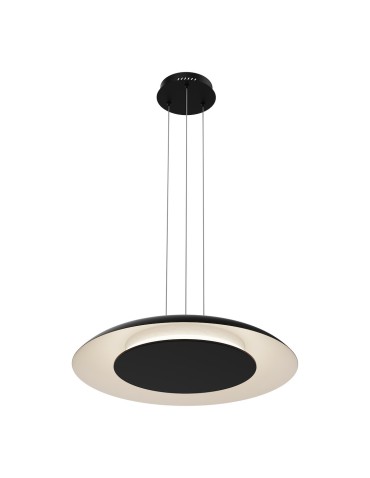 Milagro Lampa wisząca Piattino Czarny 30W LED 3000K-4000k-6000K ML1814