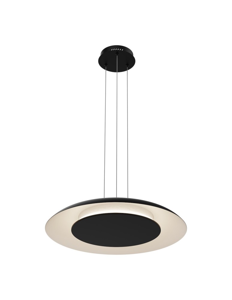 Milagro Lampa wisząca Piattino Czarny 30W LED 3000K-4000k-6000K ML1814