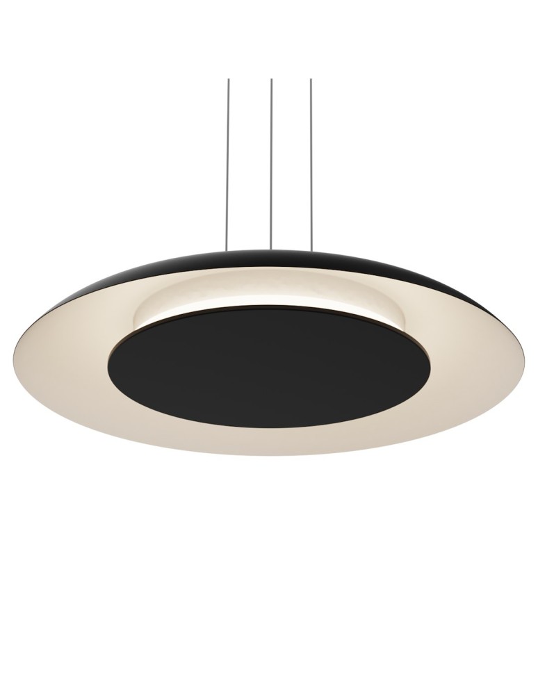 Milagro Lampa wisząca Piattino Czarny 30W LED 3000K-4000k-6000K ML1814