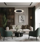 Milagro Lampa wisząca Piattino Czarny 30W LED 3000K-4000k-6000K ML1814