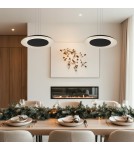 Milagro Lampa wisząca Piattino Czarny 30W LED 3000K-4000k-6000K ML1814