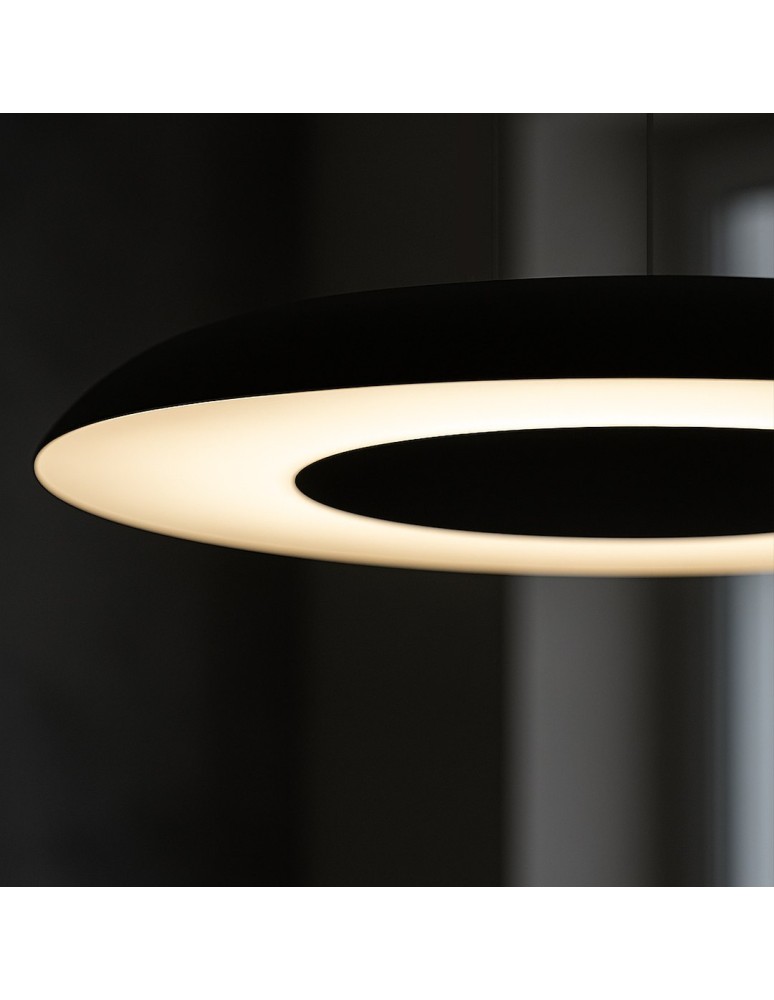 Milagro Lampa wisząca Piattino Czarny 30W LED 3000K-4000k-6000K ML1814