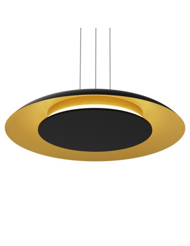 Milagro Lampa wisząca Piattino Czarny Złoty 30W LED 3000K-4000k-6000K ML1815 - product 2