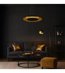 Milagro Lampa wisząca Piattino Czarny Złoty 30W LED 3000K-4000k-6000K ML1815