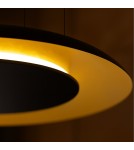 Milagro Lampa wisząca Piattino Czarny Złoty 30W LED 3000K-4000k-6000K ML1815