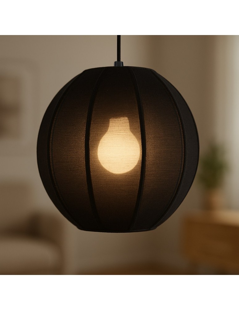 Milagro Lampa wisząca Dana Czarny 1xE27 ML1806