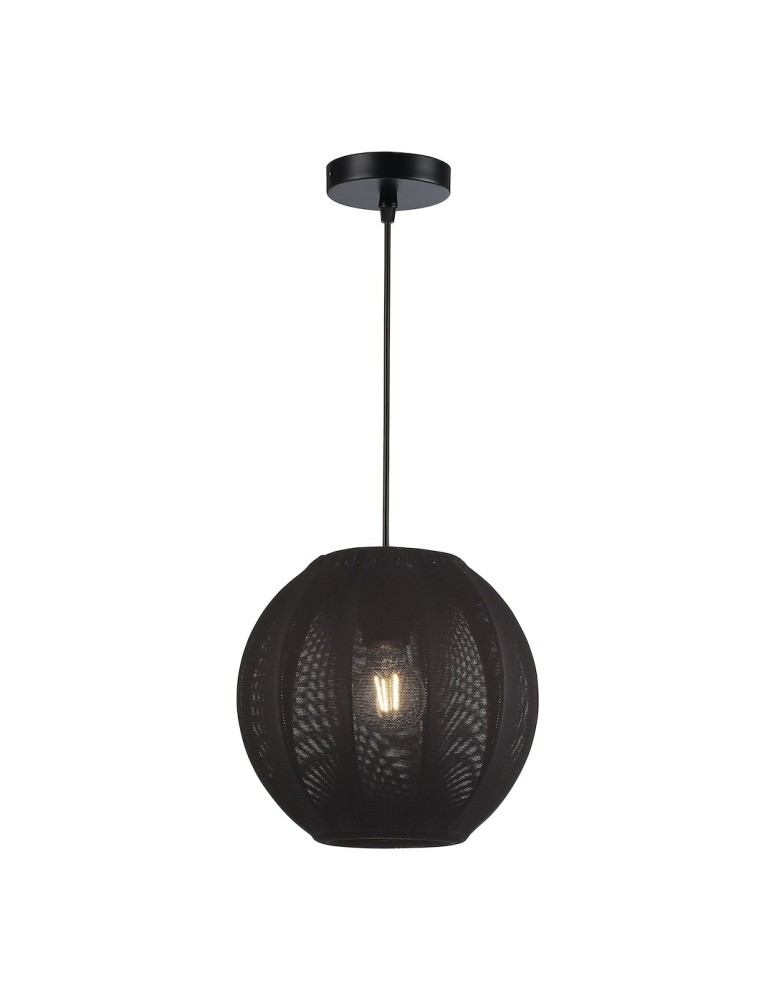 Milagro Lampa wisząca Dana Czarny 1xE27 ML1806