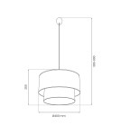 Milagro Lampa wisząca BUENO 1xE27 MLP1827